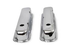 Mr Gasket - Mr Gasket 9806 Valve Cover Chrome Plated Tall Racing Style Baffled Pair - Image 2