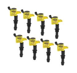 ACCEL 140033-8 Ignition Coil for 04-08 Ford 4.6L/5.4L/6.8L 3-valve Yellow 8PC