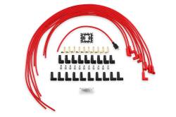 ACCEL 4041R Universal Super Stock Spark Plug Wire Set 90-DEG Boots 8mm Red