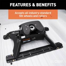 CURT - CURT 16100 Fifth Wheel Base Rails Universal - Image 6
