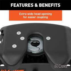 CURT - CURT 16520 Q16 Fifth Wheel Head Unit - Image 4