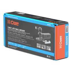CURT - CURT 45009 3" 1 ATV Ball Mount - Image 2