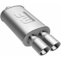 MagnaFlow Exhaust Products - MagnaFlow 14862 Straight-Through Muffler 2.25"/3" Center/Dual 5x14x8 Body - Image 2