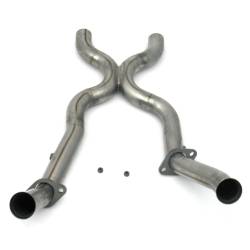JBA Headers 2.5" Exhaust X-Pipe 409Stainless Steel 65-73 Mustang SBF 1650SX