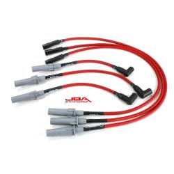 JBA Racing Headers - JBA Headers W01528HT PowerCables 8mm Spark Plug Wire Set Red for Wrangler 3.8L - Image 3