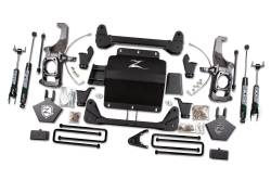 Zone Offroad ZONC12F 5" Suspension Lift Kit FOX Shocks Silverado/Sierra HD