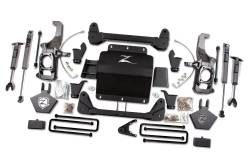 Zone Offroad - Zone Offroad ZONC12F 5" Suspension Lift Kit FOX Shocks Silverado/Sierra HD - Image 2