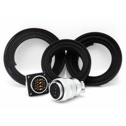 Keep It Clean - Keep It Clean KICTPGBK 22 Pin Billet Wire Management Plug Kit w/Black Loom - Image 1
