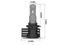 ARC Lighting - ARC Lighting Tiny Monster Concept Series 9006 LED Headlight Bulb Kit PAIR 21961 - Image 4