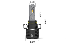 ARC Lighting - ARC Lighting Tiny Monster Concept Series PSX24W LED Headlight Bulbs PAIR 21241 - Image 4