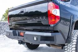 Rough Country Suspension Systems - Rough Country Heavy Duty Black Rear Bumper for 14-21 Toyota Tundra 10778 - Image 6