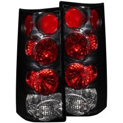 Anzo USA 211148 Black Euro Clear Lens Taillight Set for Express/Savana Vans