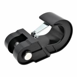 Royal Hooks Billet Aluminum Show Hook D-Ring Recovery Hook Black RHO-12019-BK