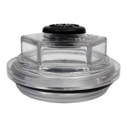 CURT - Trailer Axle Oil & Dust Cap 8000 Lbs. Clear - Image 1