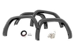 Rough Country Suspension Systems - Rough Country Pocket Fender Flares Black for 22-25 Toyota Tundra F-T11413 - Image 1