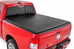 Rough Country Suspension Systems - Rough Country Soft Roll-up Vinyl Tonneau Cover for 09-18 Ram 6.4' 42319640 - Image 1