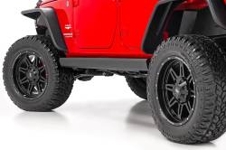 Rough Country Suspension Systems - Rough Country Power Running Boards Black for Jeep Wrangler JK 4DR PSR610330 - Image 2