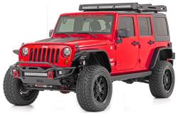 Rough Country Suspension Systems - Rough Country Power Running Boards Black for Jeep Wrangler JK 4DR PSR610330 - Image 5