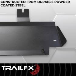 TrailFX - TrailFX BR003T Matte Black Steel Skid Plate for BR001T/BR002T Bumper 21+ Bronco - Image 2