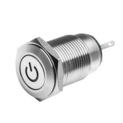 Oracle Lighting - Oracle 2009-004 Pre-Wired Power Symbol On/Off Flush Mount LED Switch Green - Image 2