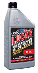 Lucas Oil Products - Lucas Oil Products 10714 70 wt. Motorcycle Oil 1 Quart - Image 2