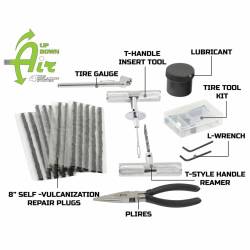 Up Down Air - Up Down Air 12030001 Tire Repair 53Pc Kit w/Black Storage Box - Image 2