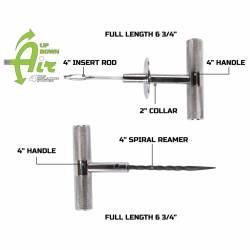 Up Down Air - Up Down Air 12030001 Tire Repair 53Pc Kit w/Black Storage Box - Image 4