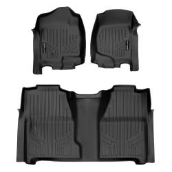 SMARTLINER - SMARTLINER SA0015/B0020 Front/Rear BLACK Floor Liners Silverado/Sierra Crew - Image 1