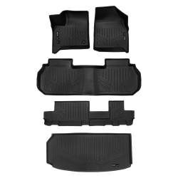SMARTLINER - SMARTLINER Black 3-Row Floor +Behind 3rd Cargo Liner for Enclave/Traverse/Acadia - Image 1