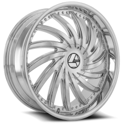 Azara - Azara AZA-50828955115120+15C 28x9.5 5x115 5x120 15mm Chrome - Image 1