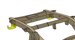 Rust Buster Frameworks - Rust Buster RB7844R RIGHT Rear Leaf Spring Mount 11-19 GM 2500HD Crew 6.5' - Image 8