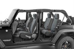 Diver Down - Diver Down 14167-2058 Seat Cover for 08-10 Wrangler JK 4DR Chrcoal Neoprene Pair - Image 1