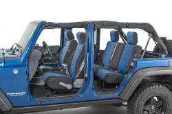 Diver Down - Diver Down 14167-2055 Seat Cover for 08-10 Wrangler JK 4DR Blue Neoprene Pair - Image 1