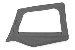 MasterTop - MasterTop 16019135 Fabric Upper Door Skins Black Diamond for 88-95 Wrangler YJ - Image 3