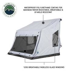 Overland Vehicle Systems - Overland Vehicle Systems 18252520 Portable Safari Ground Tent LG Grey Body/Trim - Image 4