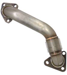 Pacific Performance Engineering - PPE 116120010 Passenger Up-Pipe for OEM Exhaust 01-04 GM 6.6L Duramax - Image 1