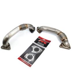 Pacific Performance Engineering - PPE 116120000 OEM Length High Flow Up-Pipes for 01-04 GM 6.6L Duramax LB7 - Image 1