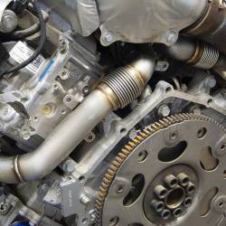 Pacific Performance Engineering - PPE 116120000 OEM Length High Flow Up-Pipes for 01-04 GM 6.6L Duramax LB7 - Image 5