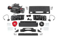 Rough Country Suspension Systems - Rough Country Front Winch Mount Kit w/Winch for 24-25 Land Cruiser 10749 - Image 1