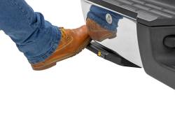 Rough Country Suspension Systems - Rough Country PW059331 Retractable Truck Bed Step-Black 11-14 Silver/Sierra HD - Image 2