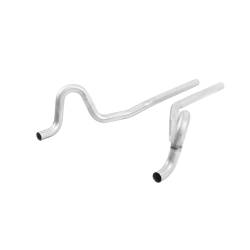 Flowmaster 15802 Prebent Exhaust Tailpipe Kit 2.5" Rear Exit PAIR Aluminized