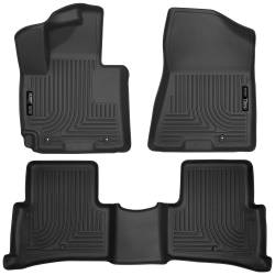 Husky Liners 99681 Weatherbeater Front/Rear Floor Liners Black for Tucson
