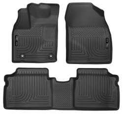 Husky Liners 98931 Weatherbeater Front/Rear Floor Liners Black for Toyota Prius