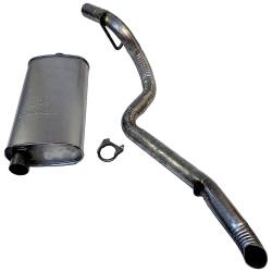 Crown Automotive Jeep Replacement - Crown Automotive 52101052AE Muffler/Tailpipe for 99-01 Jeep Cherokee XJ - Image 2