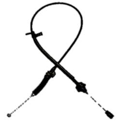 Crown Automotive Jeep Replacement - Crown Automotive 52109653AE Throttle Cable for Commander Jeep Grand Cherokee WK - Image 2