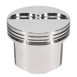 JE Pistons - JE Pistons 213455 Piston Set 4032 Flat Top 4.35 Bore 2.062 CD 1.094 Pin 8Pc - Image 2