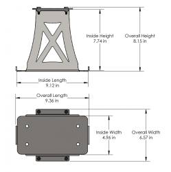 Artec Industries - Artec OP5101 Optima Battery Mount Group 51 - Image 7