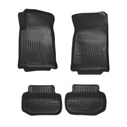 Husky Liners - Husky Liners Weatherbeater Front/Rear Floor Liners Black Chevrolet Camaro 98121 - Image 1