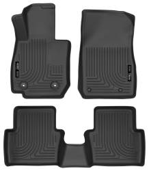 Husky Liners 96701 Weatherbeater Front/Rear Floor Liners Black for Mazda CX-3
