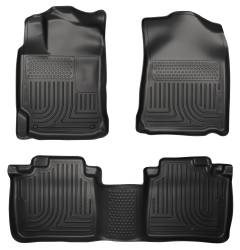 Husky Liners - Husky Liners 98961 Weatherbeater Front/Rear Floor Liners Black for Lexus ES - Image 1